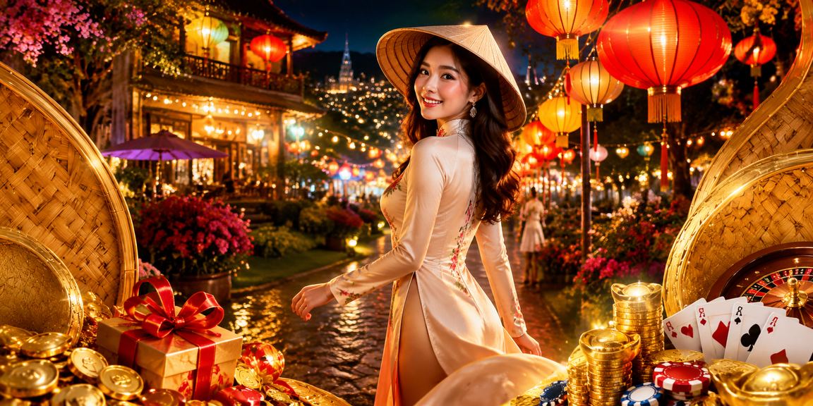 Không khí giải trí casino tại Đà Lạt với nón lá – văn hóa Việt Nam