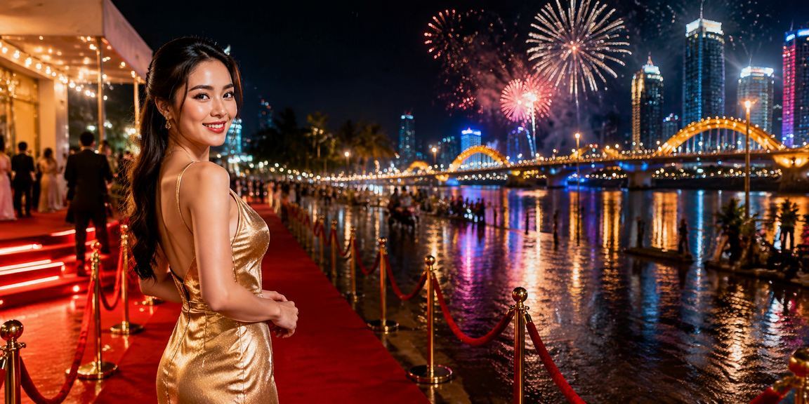 Người dùng tại lễ hội Đà Nẵng nạp tiền và nhận ưu đãi cá cược thể thao qua điện thoại